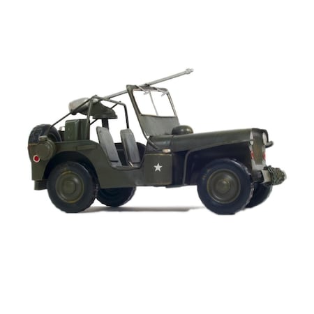 Homeroots C1941 Willys MB Overland Jeep, Green 401158